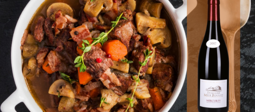 Le traditionnel Boeuf Bourguignon
